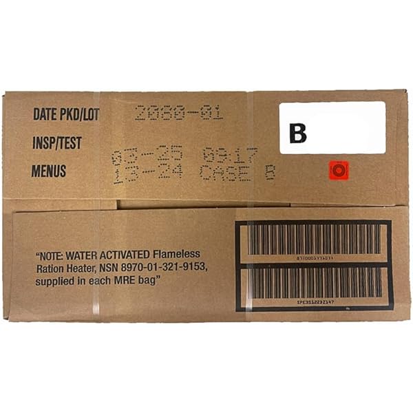 米軍 ミリタリー MRE レーション ケース A 2025年10月賞味期限 ミリタリー MRE レーション ケース A 2025年10月賞味期限 米軍